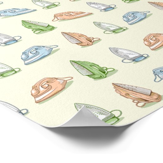 Strijkpatroon Poster (Hoek)