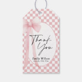 Strik dank je  cadeaulabel (Voorkant)