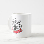 Strike - 10-Pin Bowling Logo Koffiemok (Voorkant links)