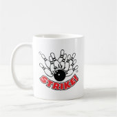 Strike - 10-Pin Bowling Logo Koffiemok (Links)