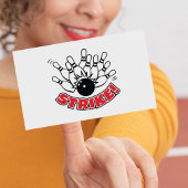 Strike - 10-pins Bowling Rechthoekige Sticker