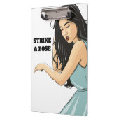 "STRIKE A POSE" ASIAN LADY KLEMBORD (Links)