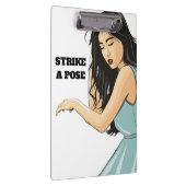 "STRIKE A POSE" ASIAN LADY KLEMBORD (Rechts)