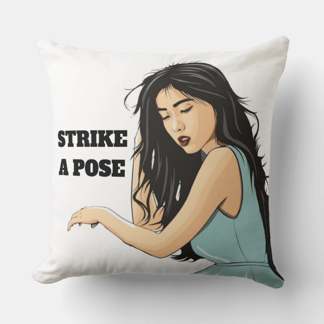 "STRIKE A POSE" ASIAN LADY KUSSEN (Voorkant)
