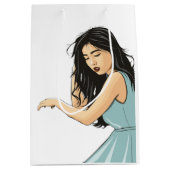 "STRIKE A POSE" ASIAN LADY MEDIUM CADEAUZAKJE (Voorkant)