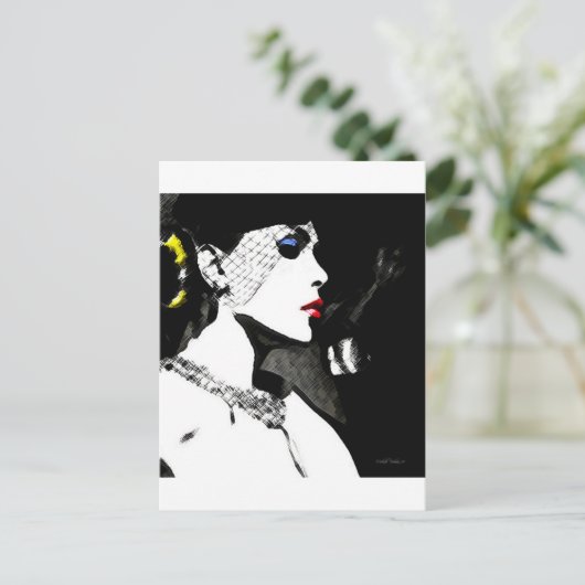 Strike a Pose Briefkaart (Staand voorkant)