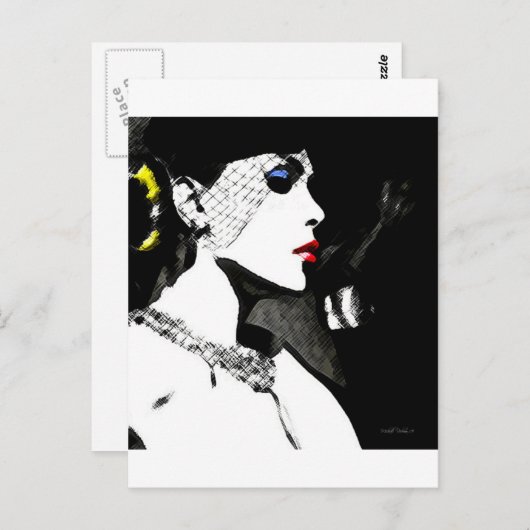 Strike a Pose Briefkaart (Voorkant / Achterkant)