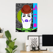 Strike a Pose Poster (Thuiskantoor)