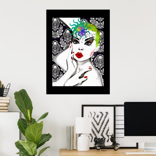 Strike a Pose Poster (Thuiskantoor)