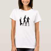 Strike a Pose - Vogue silhouettes T-shirt (Voorkant)
