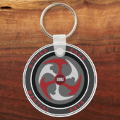 Strike Back Martial Arts Button Sleutelhanger (Voorkant)