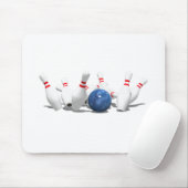 Strike! Bowling Bal & Pins: Muismat (Met muis)