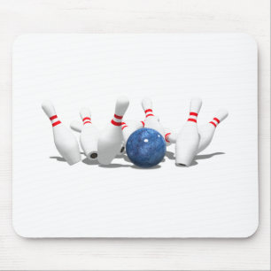 Strike!  Bowling Bal & Pins: Muismat