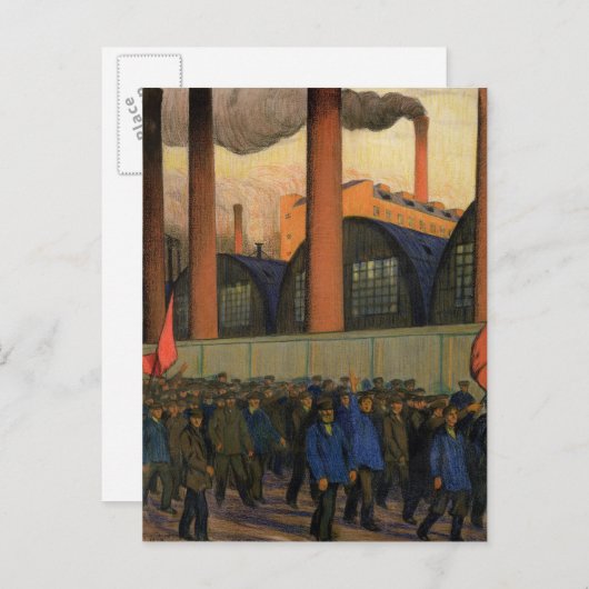 Strike Briefkaart (Voorkant / Achterkant)