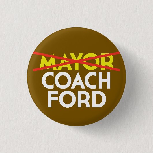 <strike>burgemeester</strike>Coach Ford Ronde Button 3,2 Cm (Voorkant)