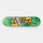 Strike "Cats" deck Persoonlijk Skateboard (Horizontaal)