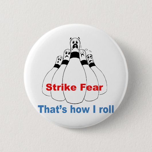 Strike Fear Ronde Button 5,7 Cm (Voorkant)