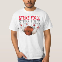 Strike Force Bowler Bowling T-shirt