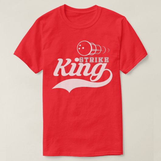 Strike King Bowling T-shirt (Design voorkant)