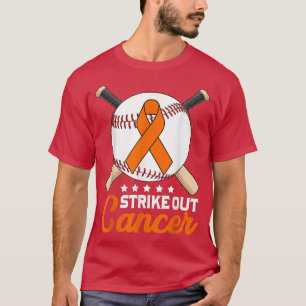 Strike Out ADHD Awareness Month Oranje Ribbon Base T-shirt