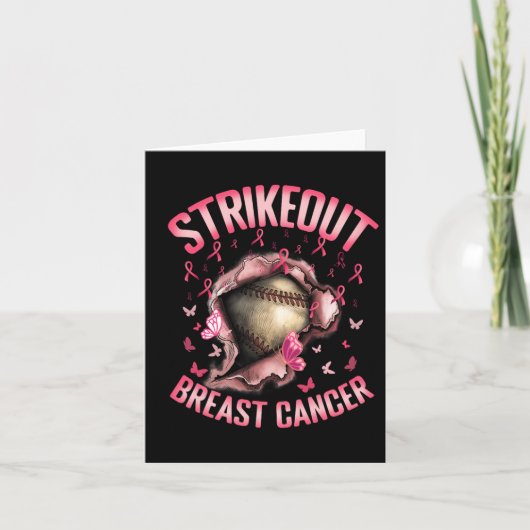 Strike Out Borstkanker Bewustzijn Verkoop Speler F Kaart (Voorkant)
