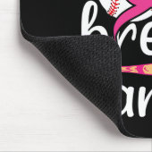 Strike Out Breast Cancer Awareness Baseball Softba Muismat (Hoek)