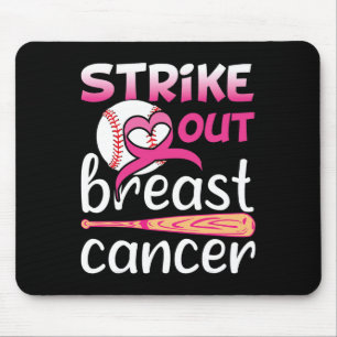 Strike Out Breast Cancer Awareness Baseball Softba Muismat