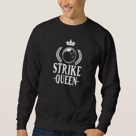 Strike Queen Cute Bowling League Girl   Trui (Voorkant)