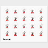 Strike Queens Ronde Sticker (Vel)