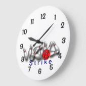 Strike Red Ball Bowling Grote Klok (Hoek)