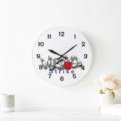 Strike Red Ball Bowling Grote Klok (Huis)