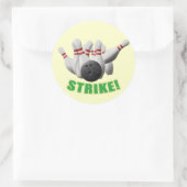 Strike Ronde Sticker (Tas)