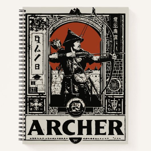 Strike Silent – Precision Archer in het Notitieboek (Voorkant)