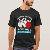 Strike Spare Beer Bowler Bowling Ball Funny Bowlin T-shirt (Voorkant)