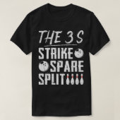Strike Spare Split Bowling T-shirt (Design voorkant)