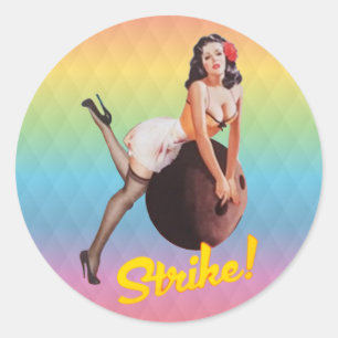 Strike. Stickers en labels