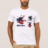 Strike Ten Pin Bowling Mannen T-shirt (Voorkant)
