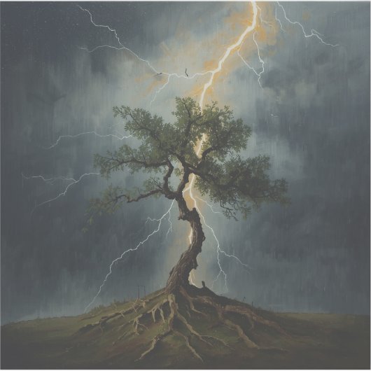 Strike Tree Kunstcollectie Sticker (Voorkant)