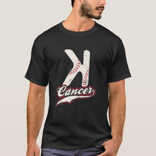 StriKe uit Kanker T Shirt Trendy Honkbal Shirt naa (Voorkant)