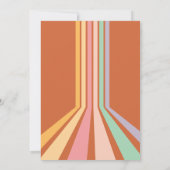 Strike Up Some Fun - Retro Bowling verjaardagsfees Kaart (Achterkant)