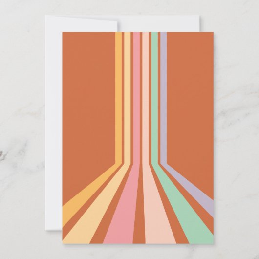 Strike Up Some Fun - Retro Bowling verjaardagsfees Kaart (Achterkant)