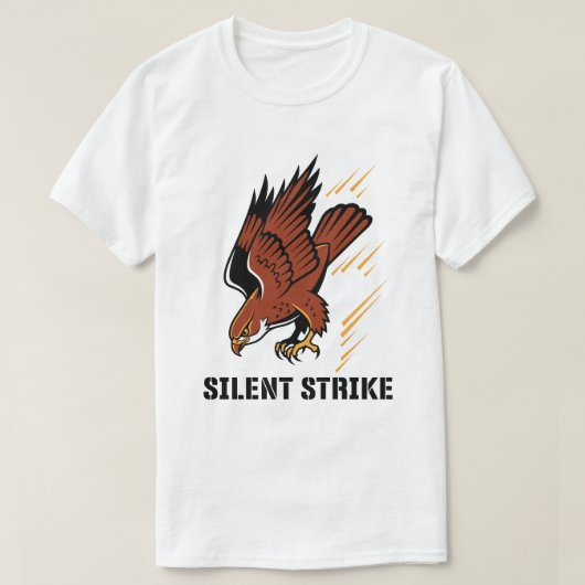 Strike Without Sound – Stealth Mode T-Shirt (Design voorkant)