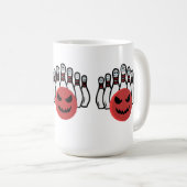 Strike Your Morning Fun Bowling Lover Koffiemok (Voorkant rechts)