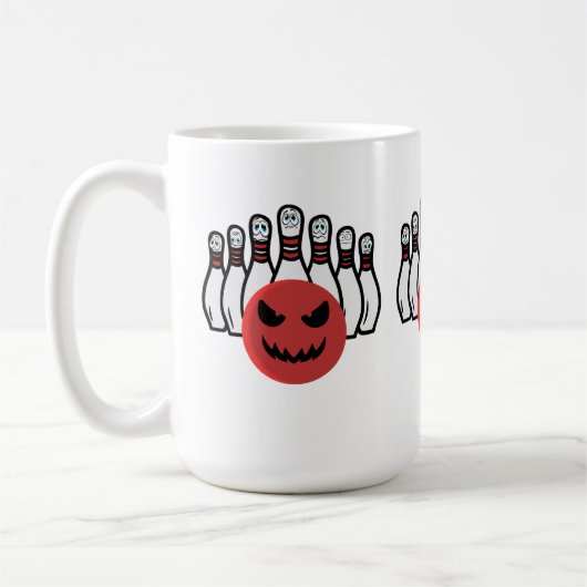 Strike Your Morning Fun Bowling Lover Koffiemok (Links)