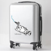 STRIKEND PATRIOT ID - DE NAAM VAN DE DOUANESCHIEMA STICKER (Koffer)