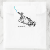 STRIKEND PATRIOT ID - DE NAAM VAN DE DOUANESCHIEMA VIERKANTE STICKER (Tas)