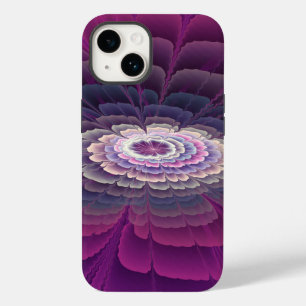 Strikende bloem Kleurrijke abstracte fractale kuns Case-Mate iPhone 14 Hoesje