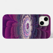 Strikende bloem Kleurrijke abstracte fractale kuns Case-Mate iPhone Case (Achterkant (horizontaal))