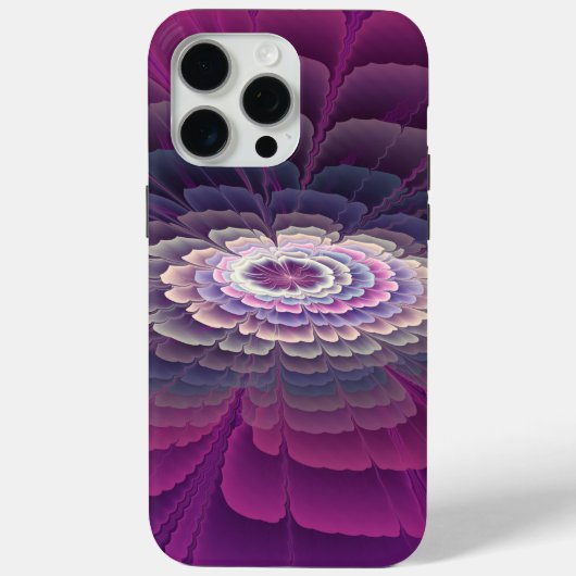 Strikende Bloem Kleurrijke Abstracte Fractale Kuns Case-Mate iPhone Case (Achterkant)