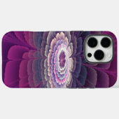 Strikende bloem kleurrijke abstracte fractale kuns Case-Mate iPhone case (Achterkant (horizontaal))